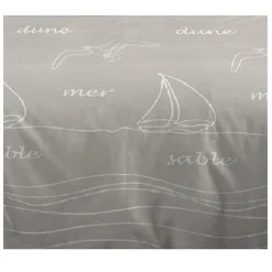 Housse de couette + taies 240x220cm Mer et Terre