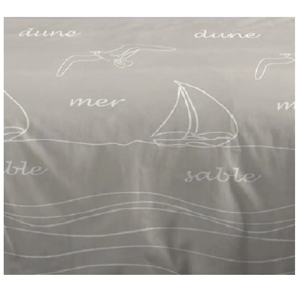 Housse de couette + taies 240x220cm Mer et Terre