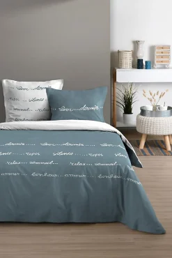 Housse de couette + taies 240x220cm Reverie Zen