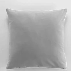 Housse de couette 260 x 240 cm coton lavé 57 fils Linette Gris