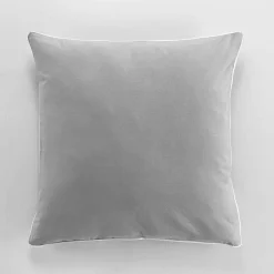 Housse de couette 260 x 240 cm coton lavé 57 fils Linette Gris