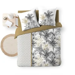 Housse de couette 240 x 220 cm coton 42 fils + 2 taies Dakar