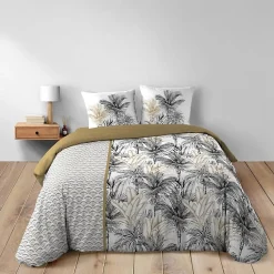 Housse de couette 240 x 220 cm coton 42 fils + 2 taies Dakar