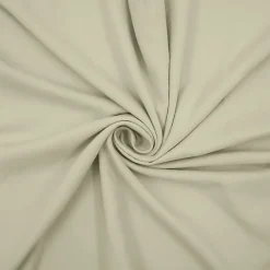 Housse de couette 240 x 220 cm microfibre unie lavée LIAM Ivoire 2 taies incluses