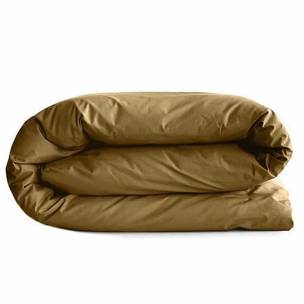 Housse de couette 140 x 200 cm "Prémium" pour lit 1 place - Prémium Caramel