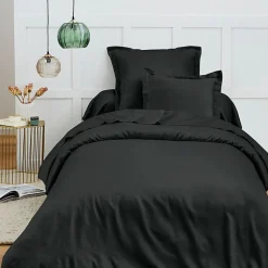 Housse de couette 140 x 200 cm "Prémium" pour lit 1 place - Prémium Truffe