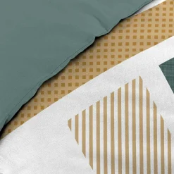 Housse de couette 240 x 220 cm + 2 taies Coton 42 fils ZÉPHYR