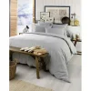 Housse de couette "Candice" toutes dimensions Flanelle de Coton - Candice Brume - Housse de couette 260 x 240 cm