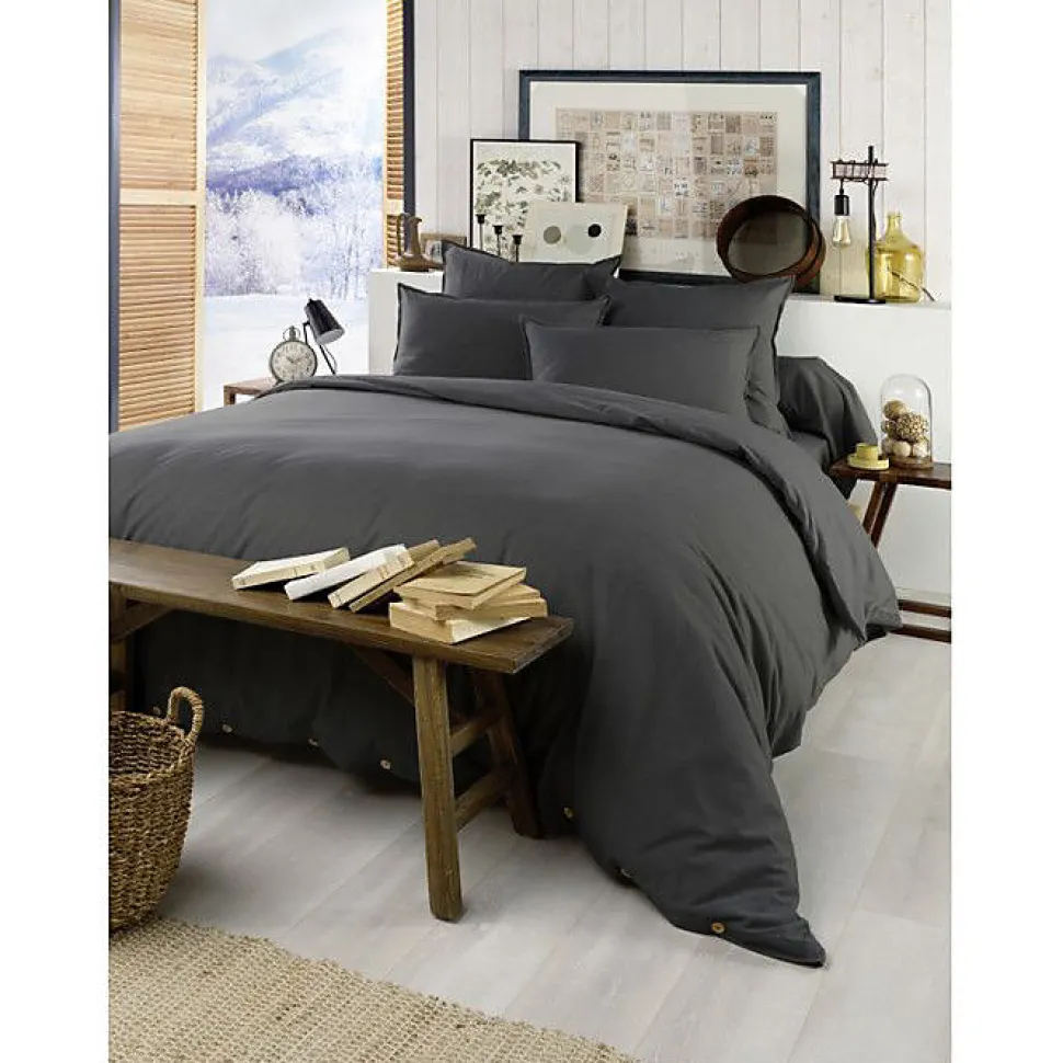 Housse de couette "Candice" toutes dimensions Flanelle de Coton - Candice Orage - Housse de couette 200 x 200 cm