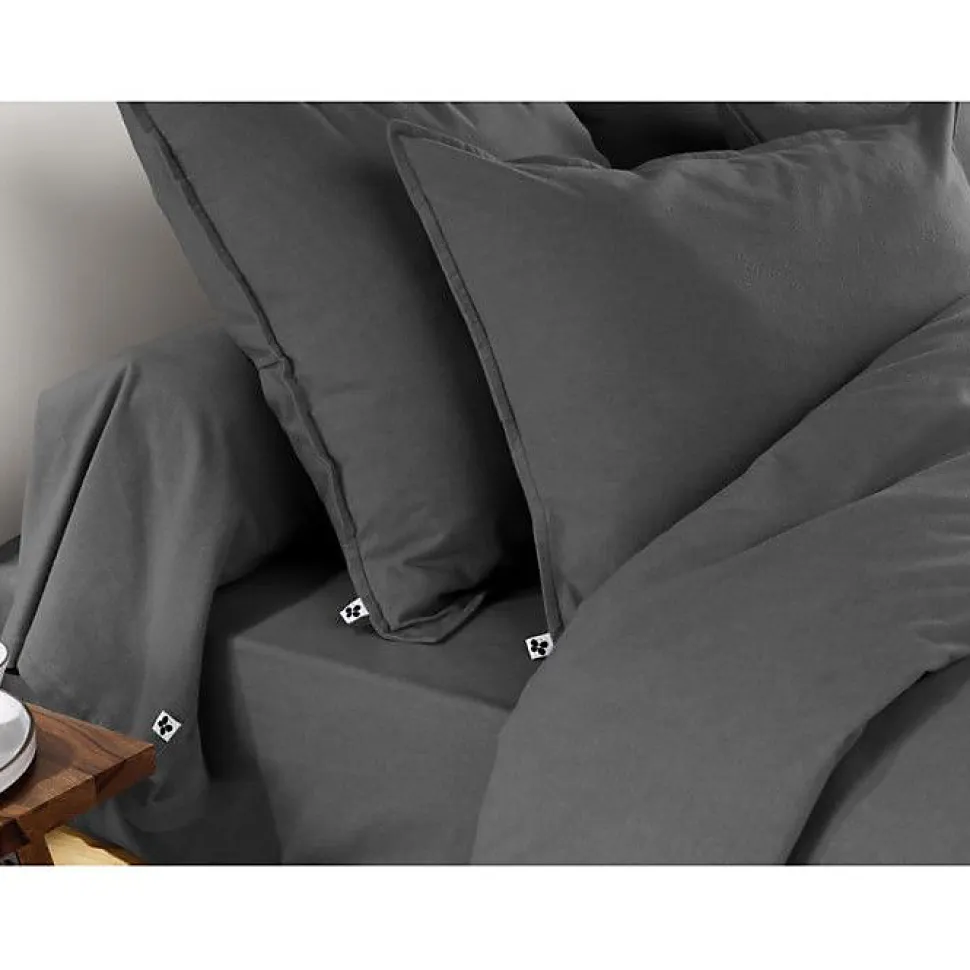 Housse de couette "Candice" toutes dimensions Flanelle de Coton - Candice Orage - Housse de couette 200 x 200 cm