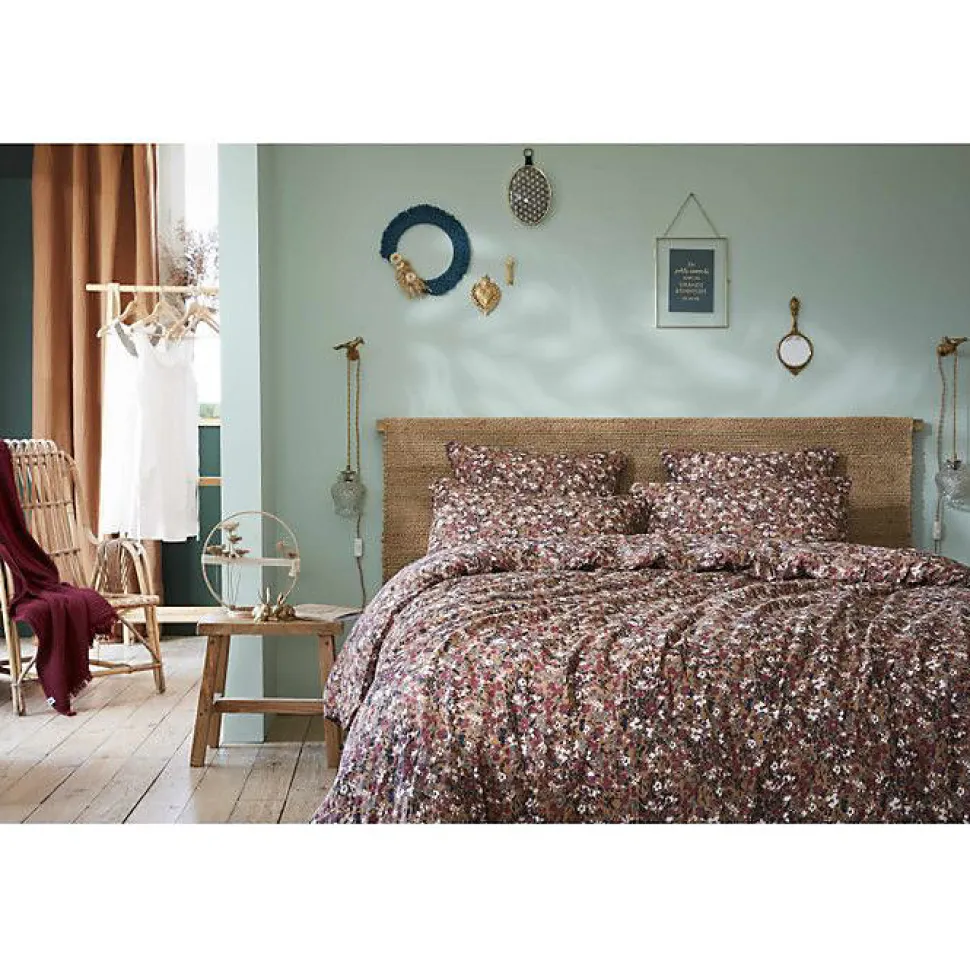 Housse de couette "Capucine" toutes dimensions "Gaze de Coton" - Capucine Camel - Housse de couette 240 x 220 cm