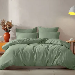 Housse de couette en coton Sauge 260x240 cm STUDIO