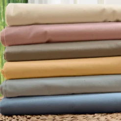 Housse de couette en coton biologique (140x200 cm - Jaune)