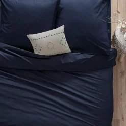 Housse de couette en coton - bleu encre 240x220 cm - Atmosphera