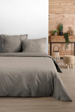 Housse de couette en coton uni Edenne