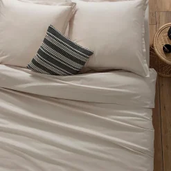 Housse de couette en coton - lin 140x200 cm - Atmosphera