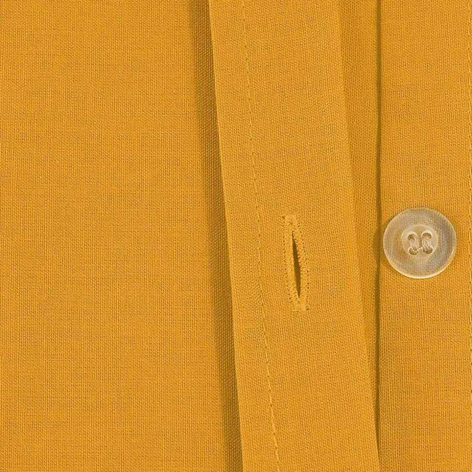Housse de couette en coton - jaune moutarde 140x200 cm - Atmosphera