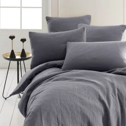 Housse de couette en gaze de coton Miel 200x200 cm LOFT