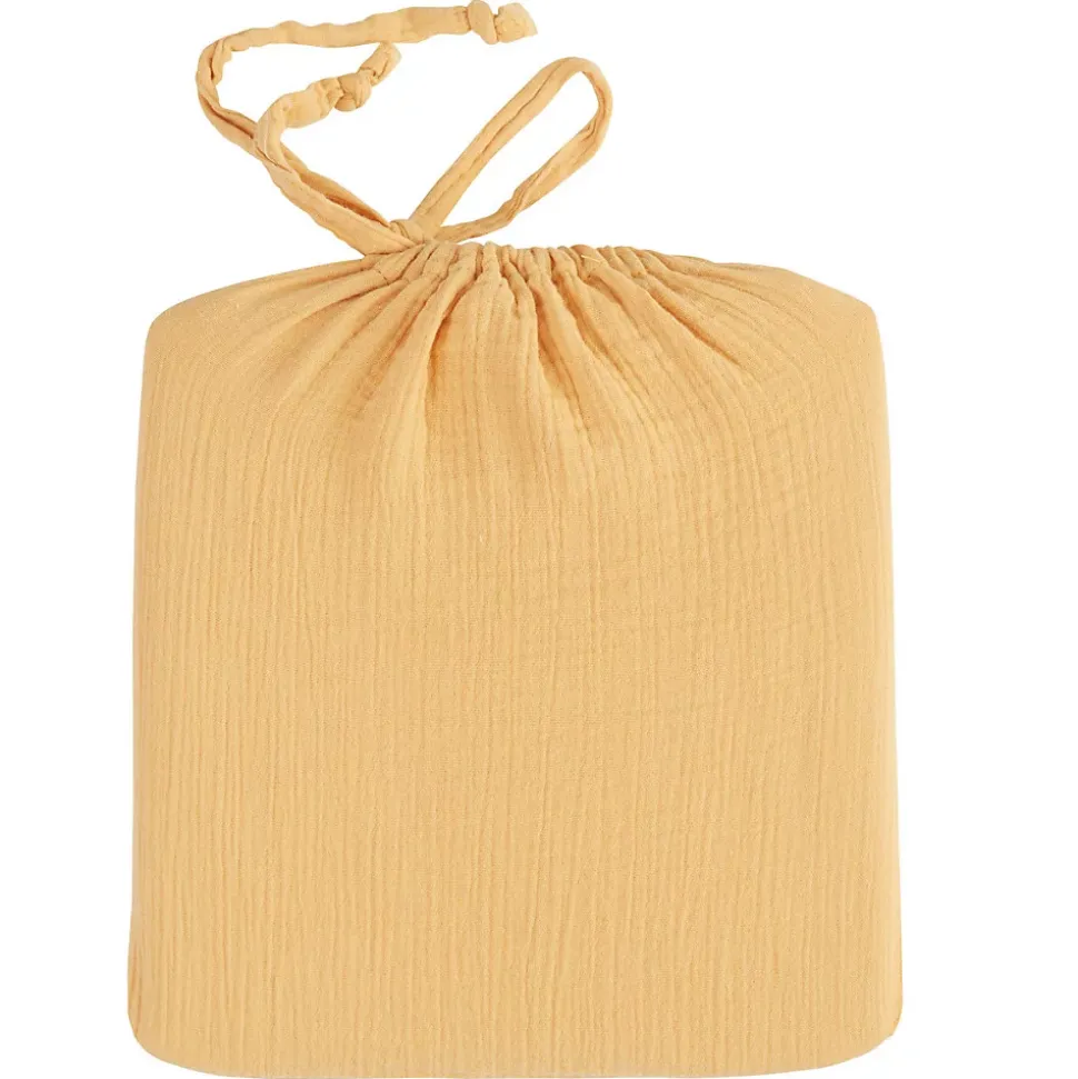 Housse de couette en gaze de coton Miel 260x240 cm LOFT