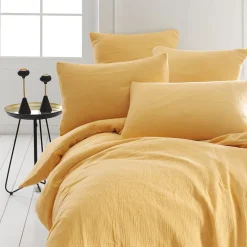 Housse de couette en gaze de coton Miel 260x240 cm LOFT