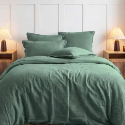 Housse de couette en gaze de coton Lichen 260x240 cm LOFT