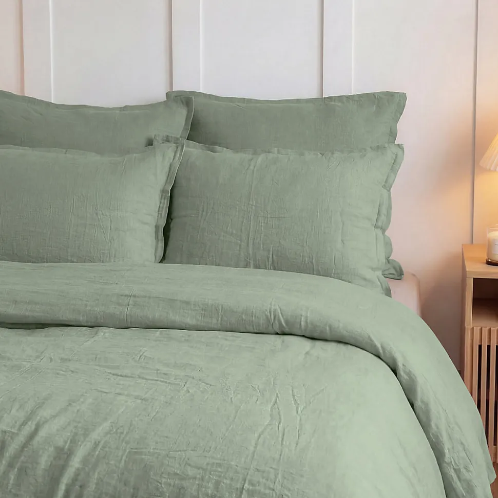 Housse de couette en gaze de coton Sauge 260x240 cm LOFT