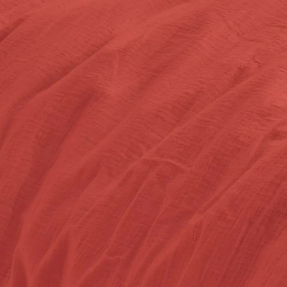 Housse de couette en gaze de coton Terracota 260x240 cm LOFT