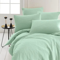 Housse de couette en gaze de coton Menthe 260x240 cm LOFT