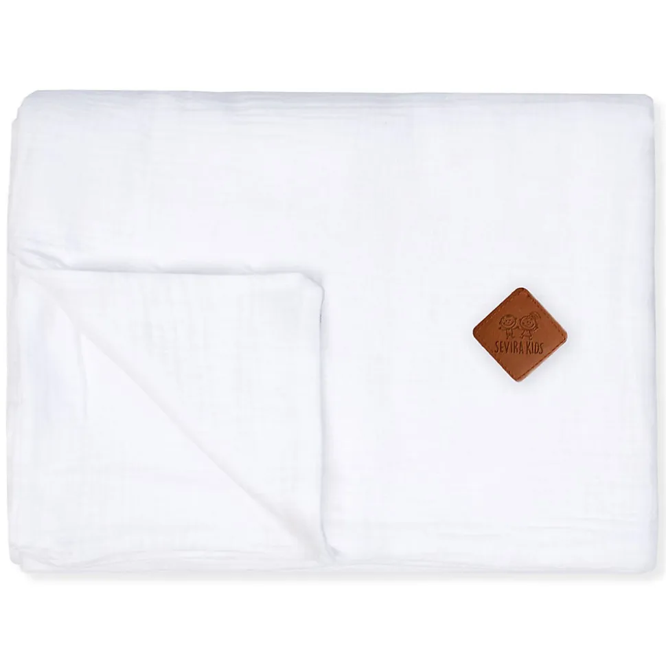 Housse de couette en gaze de coton Jeanne