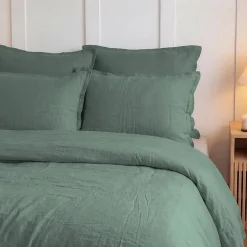 Housse de couette en gaze de coton Lichen 240x220 cm LOFT