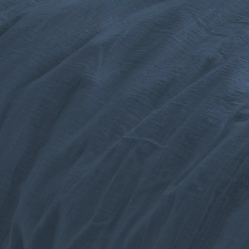 Housse de couette en gaze de coton Indigo 240x220 cm LOFT
