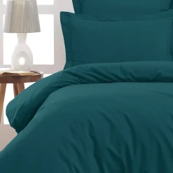 Housse de couette en percale coton Petrol 240x220 cm SOFT PERCALE