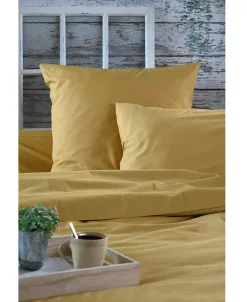 Housse de couette en percale de coton uni Elysée