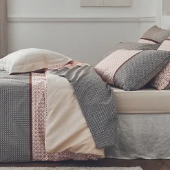 Housse de couette en percale (300x240 cm - Naturel)