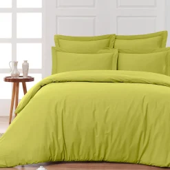 Housse de couette en percale coton Citronelle 140x200 cm SOFT PERCALE