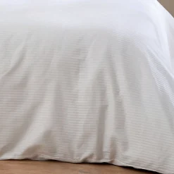 Housse de couette esprit grand hôtel (280x240 cm - Blanc)