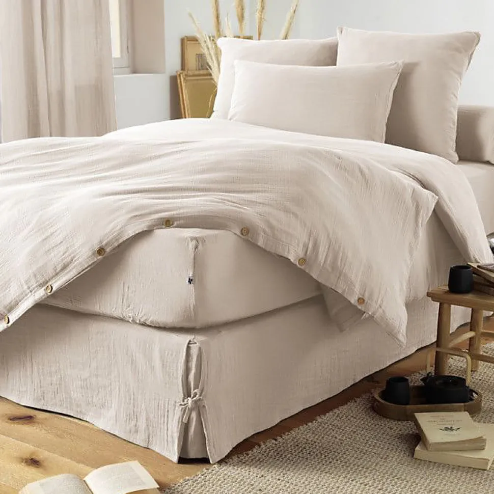 Housse de couette "Gaïa" toutes dimensions "Gaze de Coton" - Gaïa Pampa - Housse de couette 240 x 220 cm
