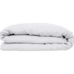 Housse de couette Linah - blanc - lin lavé 260x240 cm - Atmosphera