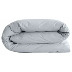 Housse de couette "Manoir" percale pur coton peigné longues fibres 80 fils/cm² Vent du sud - Neige - Housse de couette 260 x 240 c