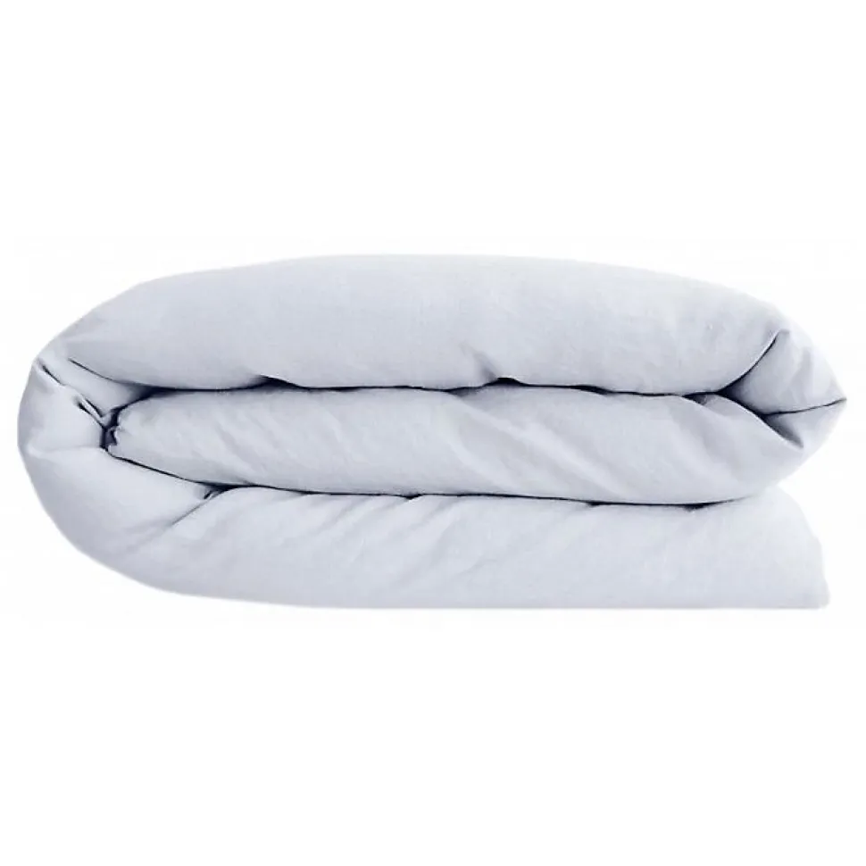 Housse de couette Palace 100% coton teint lavé Vent du sud - Palace Neige - Housse de couette 260 x 240 cm