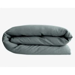 Housse de couette Palace 100% coton teint lavé Vent du sud - Palace Lichen - Housse de couette 240 x 220 cm