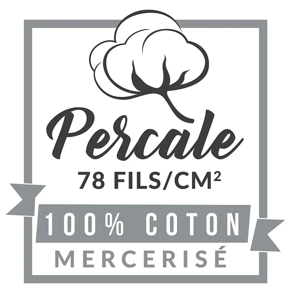 Housse de couette Percaline - Douceur d'Intérieur - Housse de couette 240 x 220