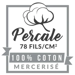 Housse de couette Percaline - Douceur d'Intérieur - Housse de couette 240 x 220