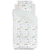 Housse de couette reversible + 1 taie Petites voitures
