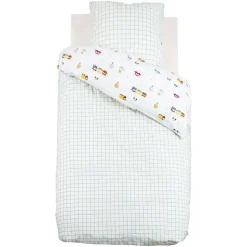 Housse de couette reversible + 1 taie Petites voitures