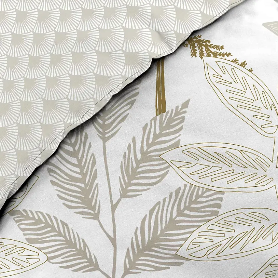 Housse de couette réversible 240 x 220 cm + 2 taies Coton 57 fils RAONI