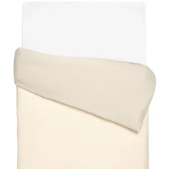 Housse de couette réversible gaze de coton & nid d'abeille