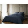 Housse de couette "Salomé" Viscose de bambou 120 fils/cm² - Salomé Minuit - Housse de couette 260 x 240 cm