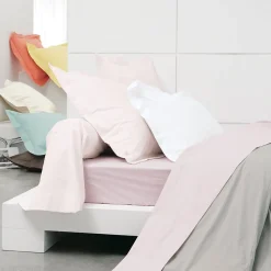 Housse de couette uni 240x220 cm pur percale PRIMO Blanc