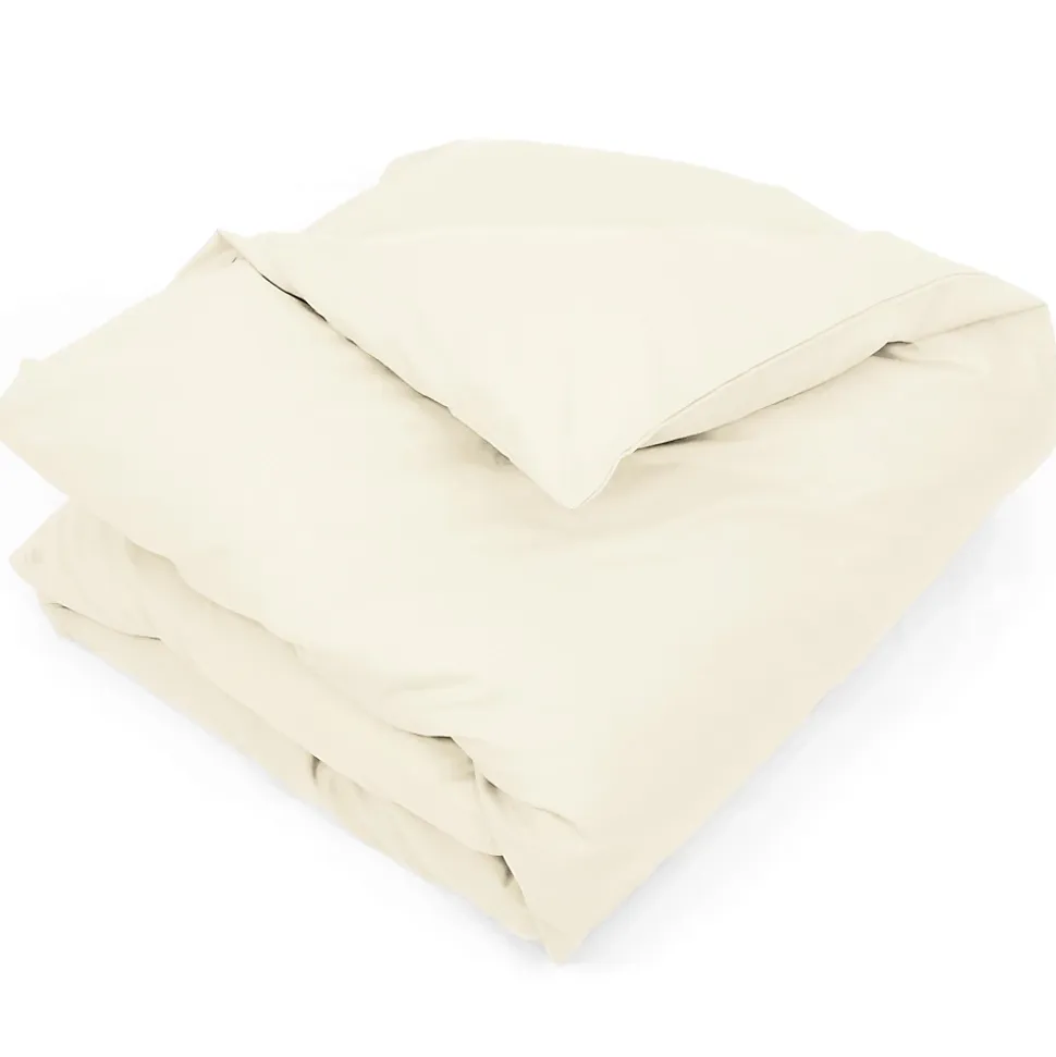 Housse de couette uni 280x240 cm coton ALTO Crème